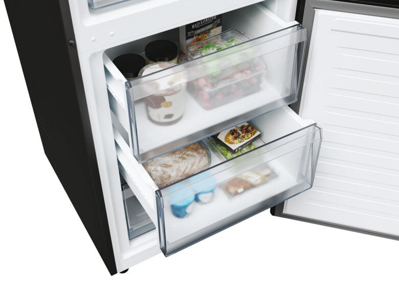 Candy CNCQ2T618EB Frigorifero Libera installazione 355 L E Nero