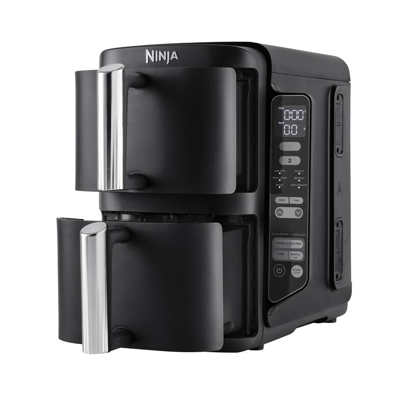 Ninja SL300EU friggitrice Doppia 7,6 L Indipendente 2470 W Friggitrice a basso contenuto di grassi Nero
