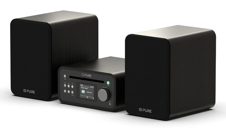 Pure Classic Stereo Mini Microsistema audio per la casa 20 W Nero