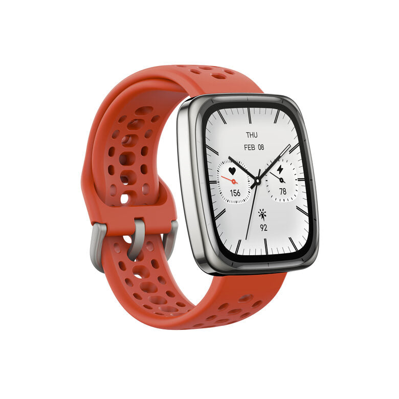 Amazfit Active 2 Square Vetro zaffiro con display AMOLED Pagamento contactless 5 sistemi satellitari & mappe offline Durata della batteria fino a 10 giorni