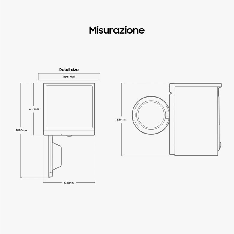 Samsung Lavatrice WW11BB944DGB 11Kg A