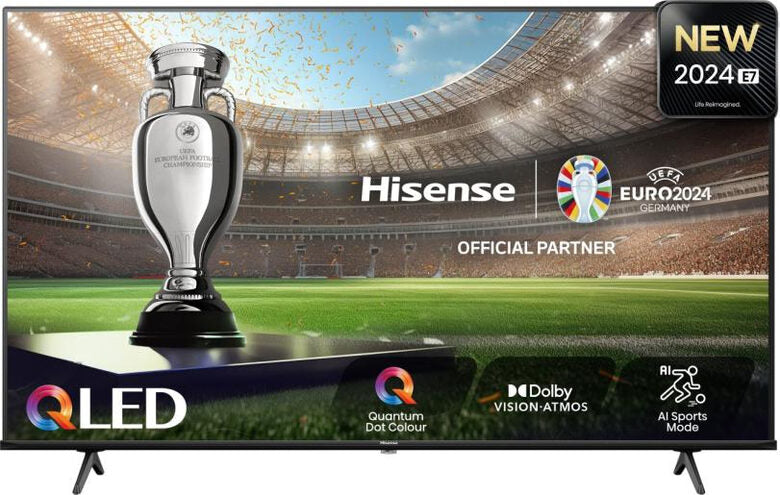 Hisense 55E79NQ Televisione Smart TV 55 Pollici Qled 4K Ultra Hd Wi-fi Nero 330 cd/m²