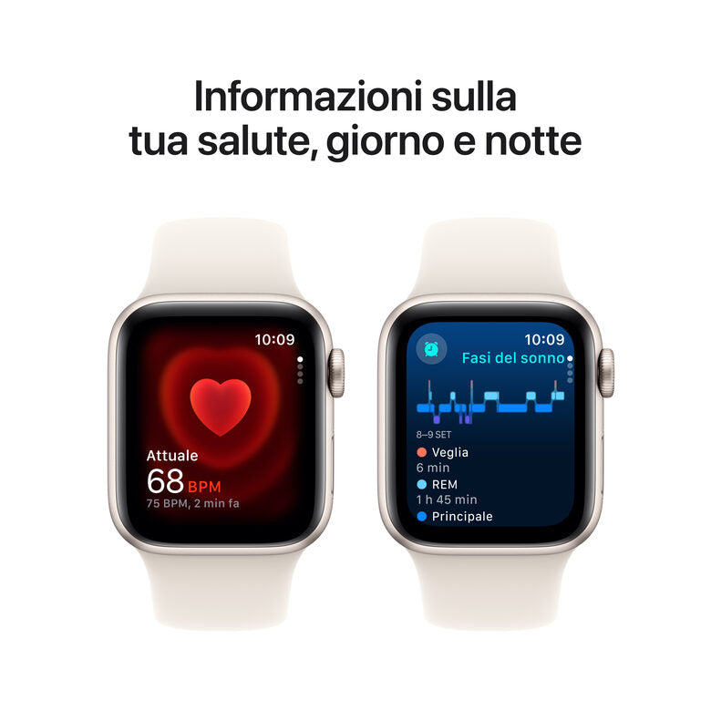 Apple Watch SE GPS + Cellular 40mm Cassa Alluminio Galassia con Galassia Sport Band - M/L