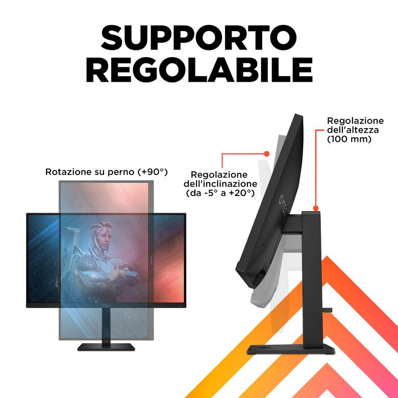 HP OMEN by HP Monitor da gaming OMEN by 27" FHD 165 Hz – OMEN 27