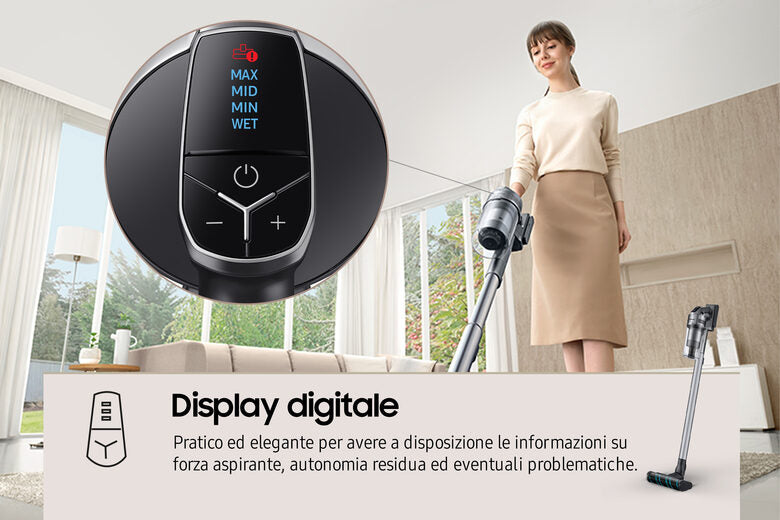 Samsung Aspirapolvere senza filo Jet™ 75 200W VS20T7536T5