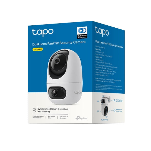 TP-Link Tapo C245D Sferico Telecamera di sicurezza IP Interno 2304 x 1296 Pixel Soffitto/muro