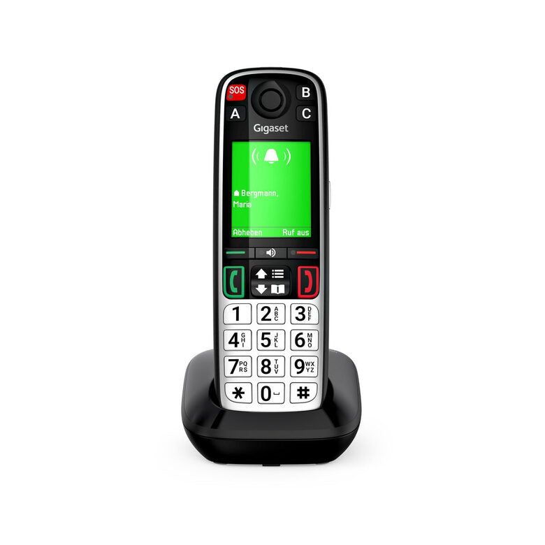 Gigaset EASY 500 Telefono analogico/DECT Identificatore di chiamata Nero, Argento