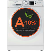 Hotpoint Ariston NF97WK IT Lavatrice A Libera Installazione 9 Kg, 1400 Giri, Anti Allergy, Igiene Vapore, Tecnologia Steam Hygiene, Classe A-10%, Bianco