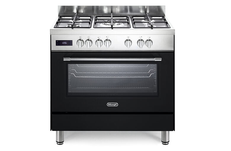 De’Longhi PRO 96 MA ED cucina Elettrico Gas Nero, Acciaio inox