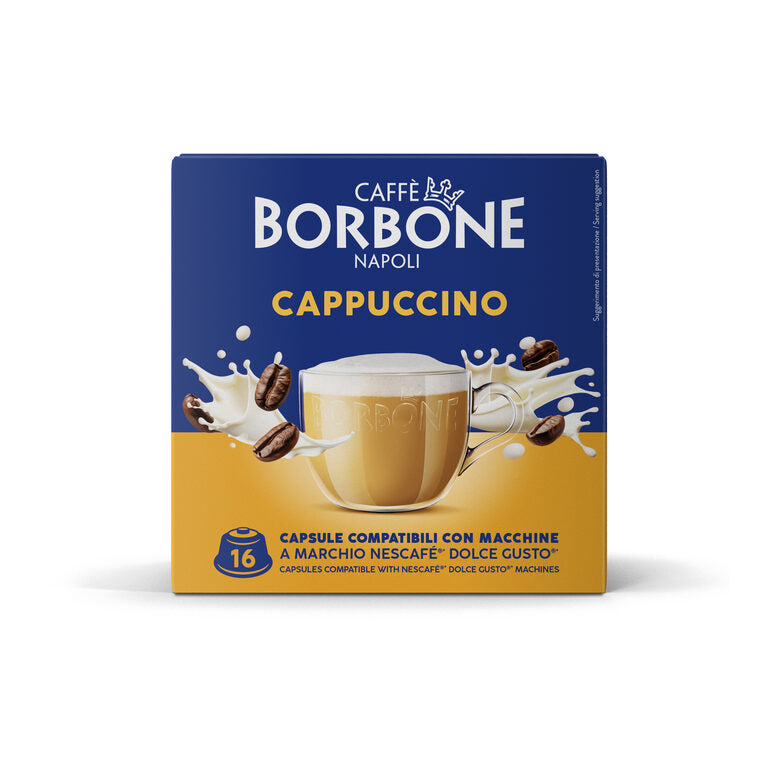 Caffè Borbone 16 Capsule miscela Capuccione Compatibile Dolce Gusto Nescafè