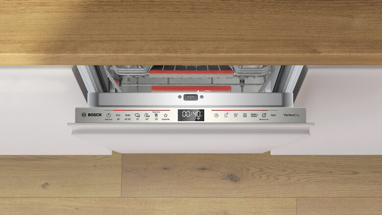 Bosch Serie 6 SPV6YMX08E Lavastoviglie da incasso a scomparsa totale 45 cm Classe B