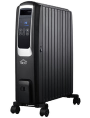 DCG Eltronic RA2910D stufetta elettrica Interno Nero 2500 W Riscaldatore ambiente elettrico a olio