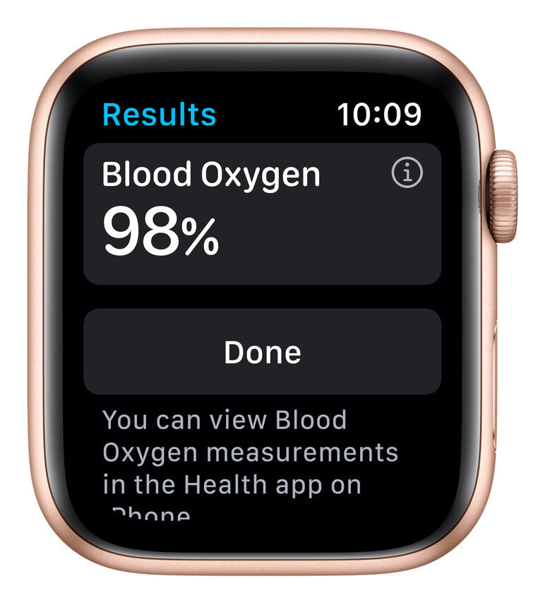 Apple Watch Serie 6 GPS, 40mm in alluminio oro con cinturino Sport Rosa sabbia