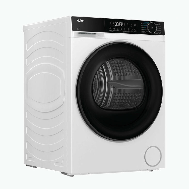 Haier HD120-E357U1-IT Asciugatrice Libera Installazione 12 Kg, Pompa Di Calore, Wi-Fi Smart, Classe E, Bianco