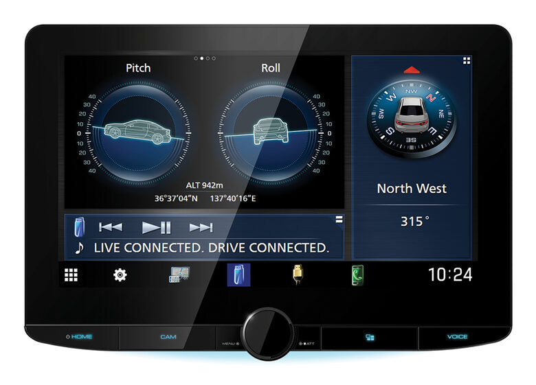 Kenwood DMX9724XDS Nero Wi-Fi 88 W Bluetooth