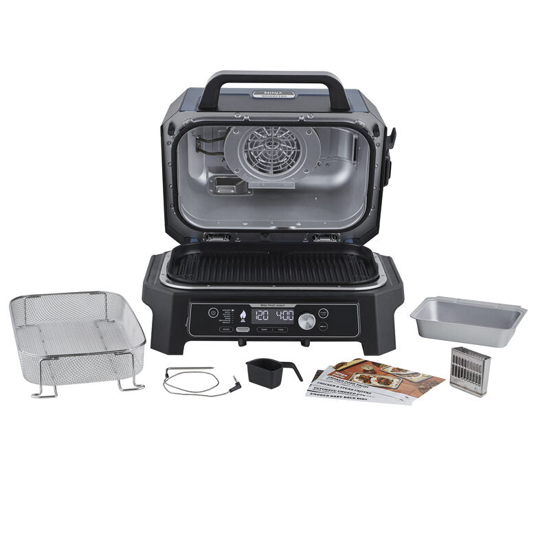 Ninja Barbecue elettrico e Affumicatore Woodfire Pro Connect XL OG901EU
