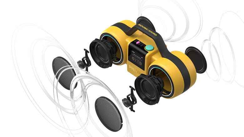 Philips The Roller Altoparlante portatile stereo Giallo 60 W
