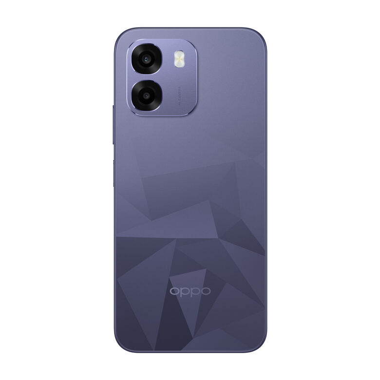OPPO A6k AI Smartphone, doppia fotocamera 13MP+QVGA, Selfie 5MP, Display 6.75” 120HZ IPS HD+, 6100mAh, RAM 4GB(Esp1GB/2GB/4GB)+ROM 256GB [Versione Italia], Crystal Black
