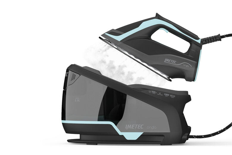 Imetec Onda sistema stirante con piastra a onde brevettata, 2400 W