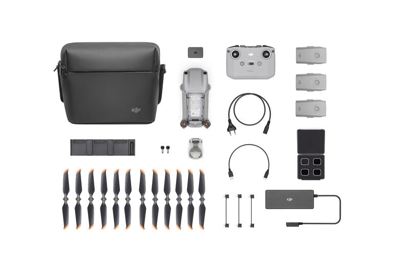 DJI Air 2S Fly More Combo Drone con stabilizzatore a 3 assi video in 5.4K CMOS da 1”, rilevamento ostacoli in 4 direzioni