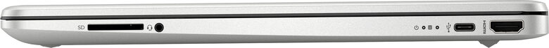 HP 15s-fq0061nl Computer portatile 39,6 cm (15.6") HD Intel® Celeron® 4 GB DDR4-SDRAM 128 GB SSD Wi-Fi 5 (802.11ac) Windows 10 Home S Argento