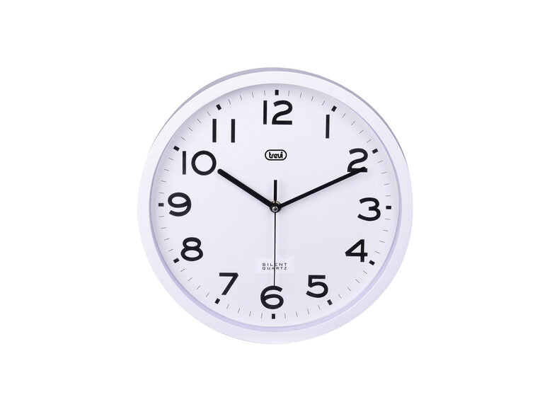 Trevi OM 3302 S Orologio da parete in quarzo Cerchio Bianco