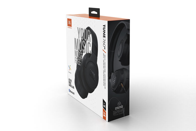 JBL Tune 760 NC Cuffie Wireless A Padiglione MUSICA USB tipo-C Bluetooth Nero