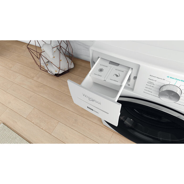 Whirlpool W8 W946WR IT lavatrice Caricamento frontale 9 kg 1400 Giri/min A Bianco
