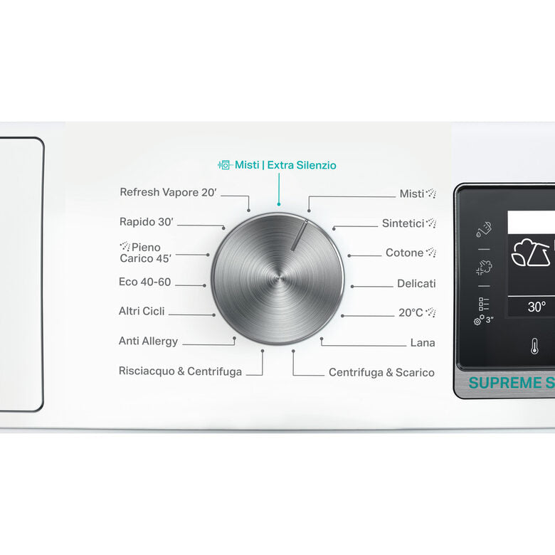 Whirlpool W8 W946WR IT lavatrice Caricamento frontale 9 kg 1400 Giri/min A Bianco