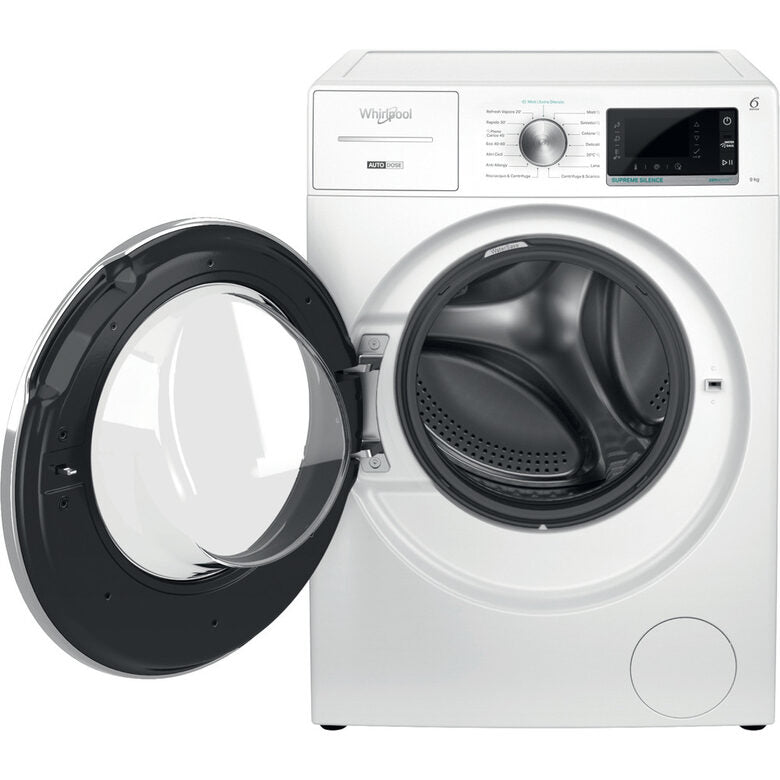 Whirlpool W8 W946WR IT lavatrice Caricamento frontale 9 kg 1400 Giri/min A Bianco