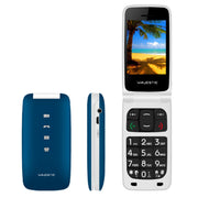 New Majestic TLF-Sileno 41R Flip 6,1 cm (2.4") 100 g Blu Telefono per anziani