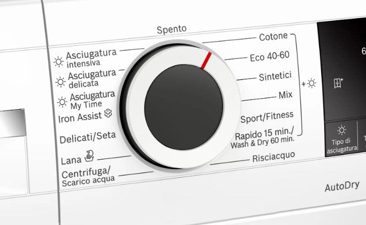 Bosch Serie 4 WNA13400IT lavasciuga Libera installazione Caricamento frontale Bianco E