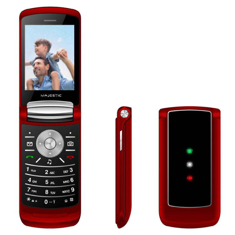 New Majestic Fly 7,11 cm (2.8") 119 g Rosso Telefono cellulare basico