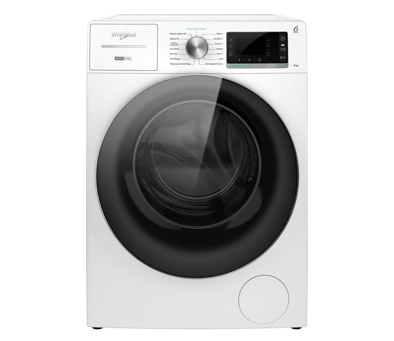 Whirlpool W8W846WR IT lavatrice Caricamento frontale 8 kg 1400 Giri/min A Bianco