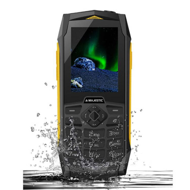 New Majestic Tank 6,1 cm (2.4") 156 g Nero, Arancione Telefono cellulare basico