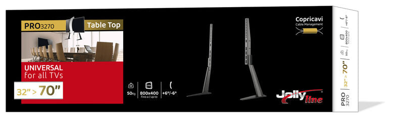 G.B.S. Elettronica PRO-3270 177,8 cm (70") Nero