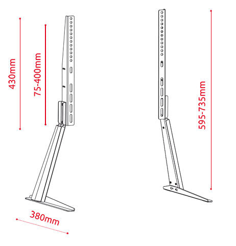 G.B.S. Elettronica PRO-3270 177,8 cm (70") Nero