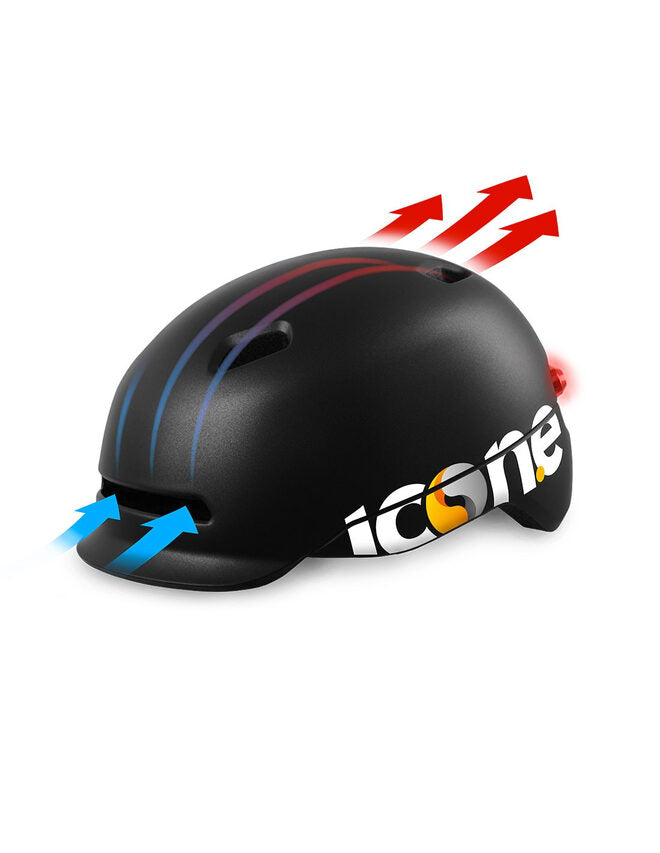 Icon.e Helmet Air Pure Black Nero