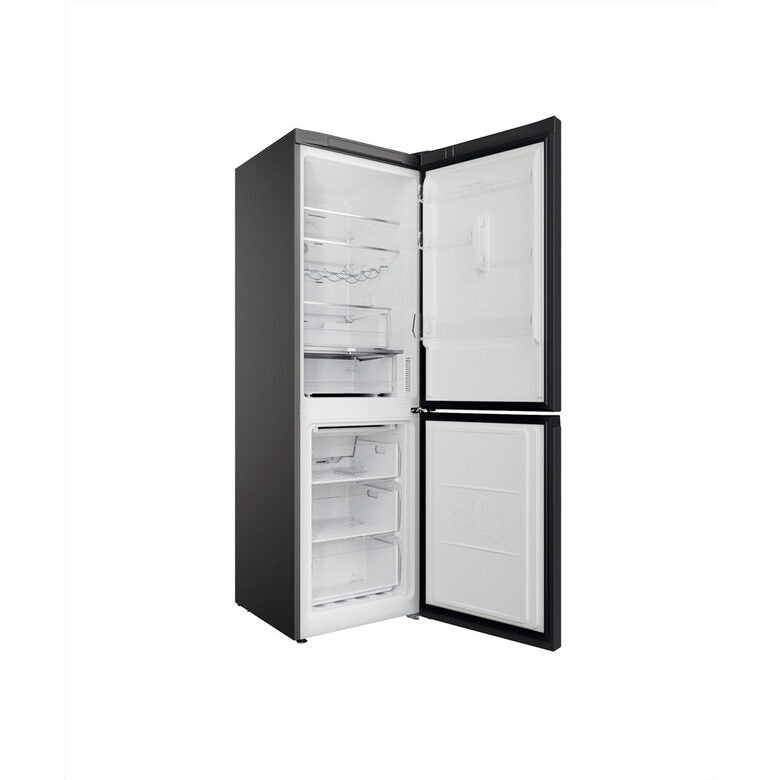 Hotpoint HAFC8 TT33SK O3 frigorifero con congelatore Libera installazione 335 L D Nero, Argento