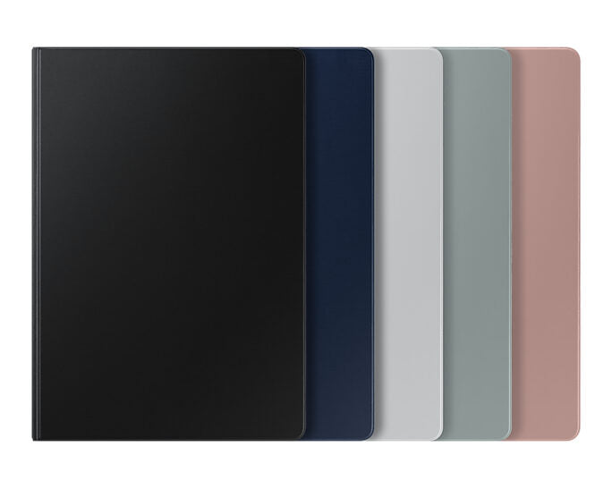 Samsung Book Cover Custodia a libro per Galaxy Tab S7+ Tab S7 FE Tab S8+, Nero