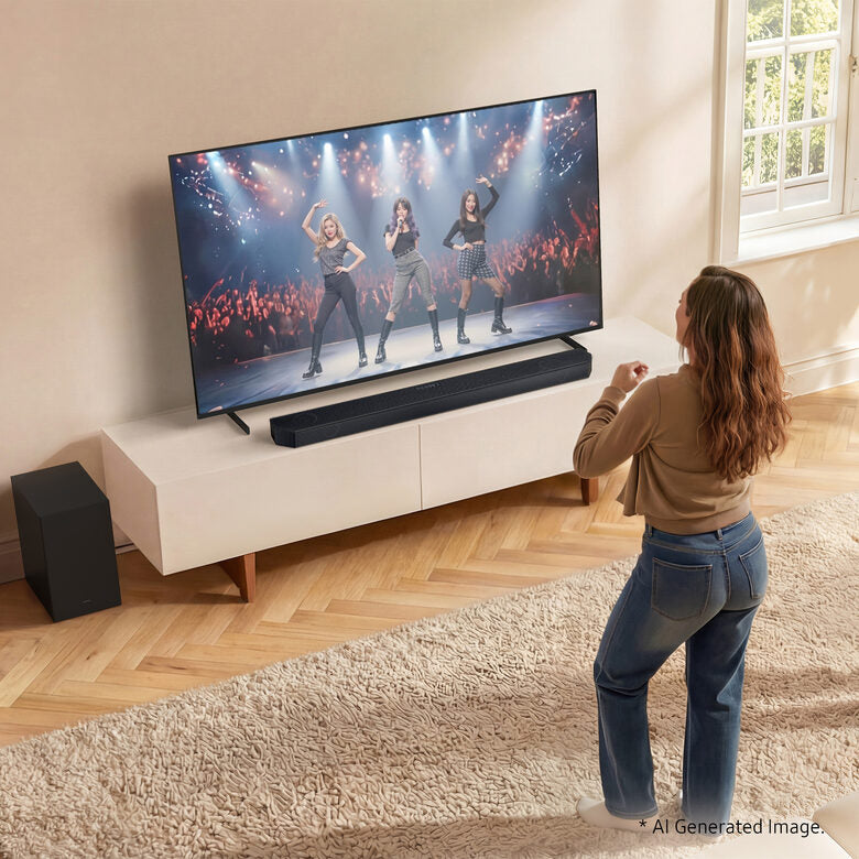 Samsung Soundbar HW-Q600H/XC, Audio 3.1.2 canali, potenza 320W, Voice Enhance Mode, Bluetooth 5.3, Q-Symphony, Wireless Dolby Atmos, 2026