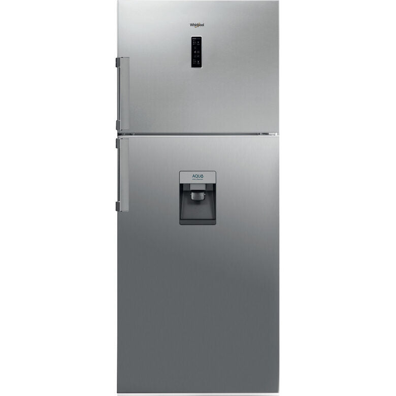 Whirlpool WT70E 831 X AQUA frigorifero con congelatore Libera installazione 419 L F Acciaio inossidabile