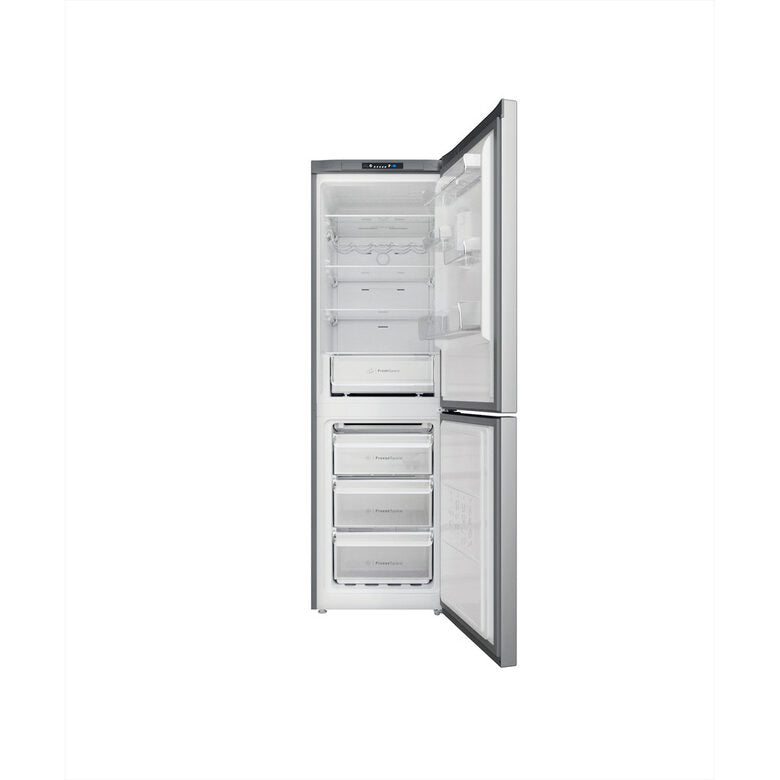 Indesit INFC8 TI21X frigorifero con congelatore Libera installazione 335 L F Acciaio inossidabile