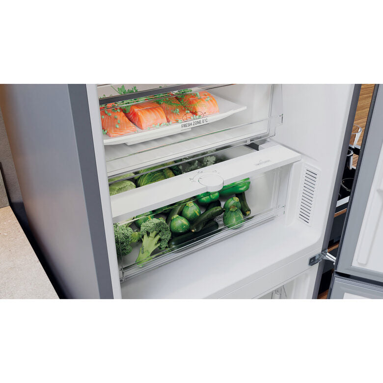Hotpoint HAFC9 TI32SX frigorifero con congelatore Libera installazione 367 L E Acciaio inossidabile
