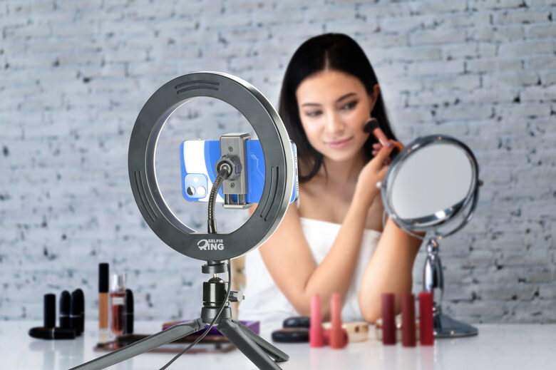 Cellularline Selfie Ring LED Nero