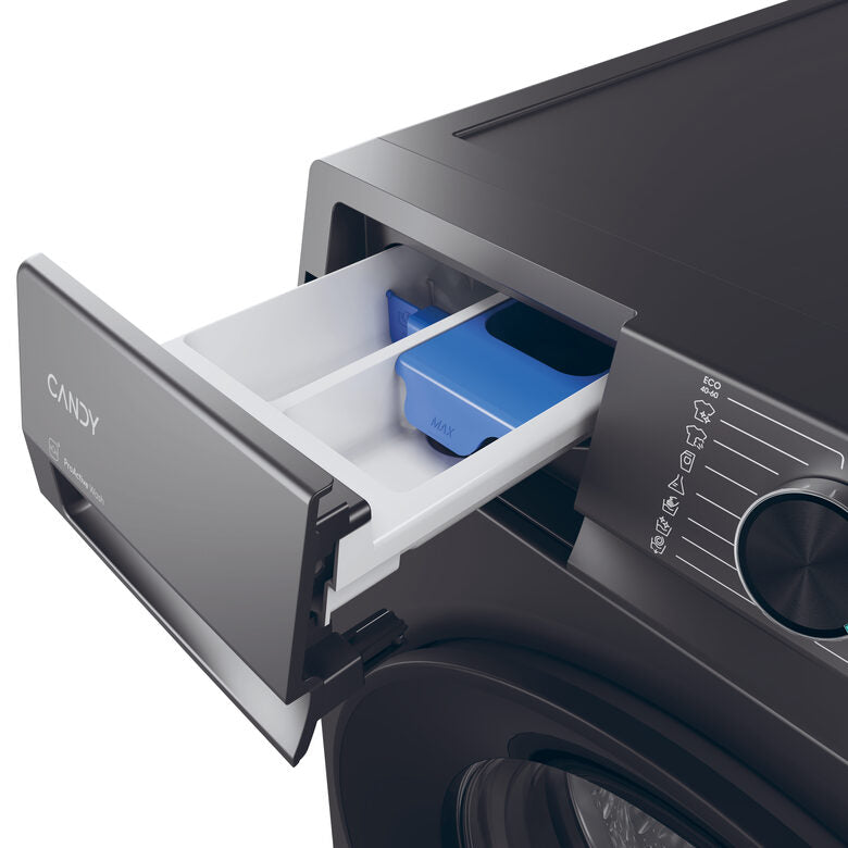 Candy BR 48B6G-S ProWash 500 Lavatrice A Libera Installazione 8 Kg, 1400 Giri, Classe A, Proactive Wash, Antracite