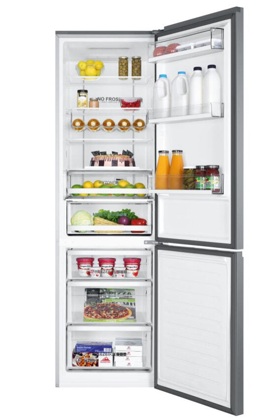 Haier 2D 60 Serie 5 C3FE837CGJ frigorifero con congelatore Libera installazione 377 L D Titanio, Argento