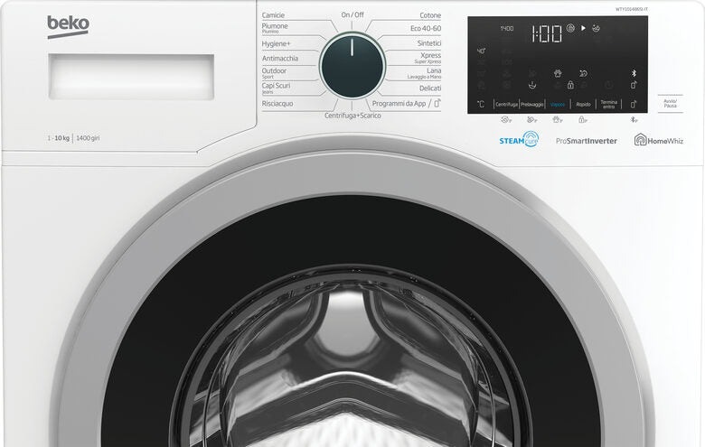 Beko WTY101486SI-IT lavatrice Caricamento frontale 10 kg 1400 Giri/min A Bianco
