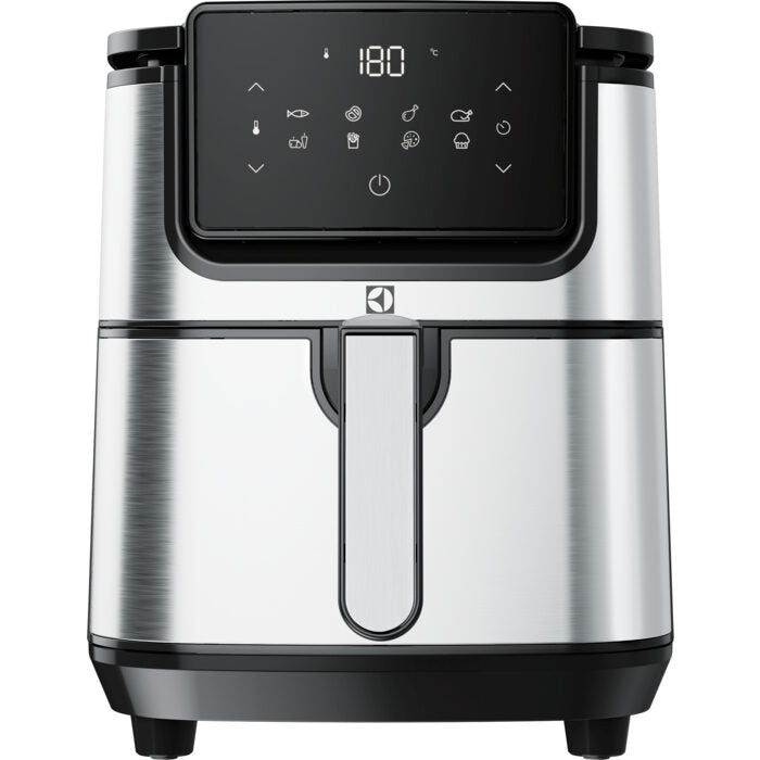 Electrolux E6AF1-4ST Singolo 4,5 L Indipendente 1500 W Friggitrice ad aria calda Nero, Acciaio inossidabile