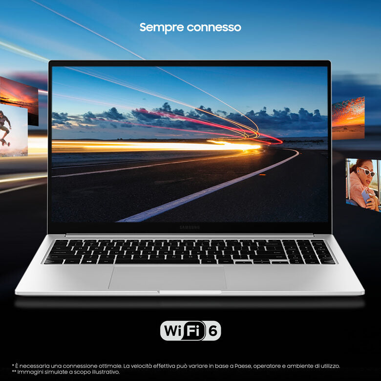 Samsung Galaxy Book , 15.6”, Windows 11 ready, Intel Core i3, 8 GB RAM, 256 GB SSD, Denim Blue